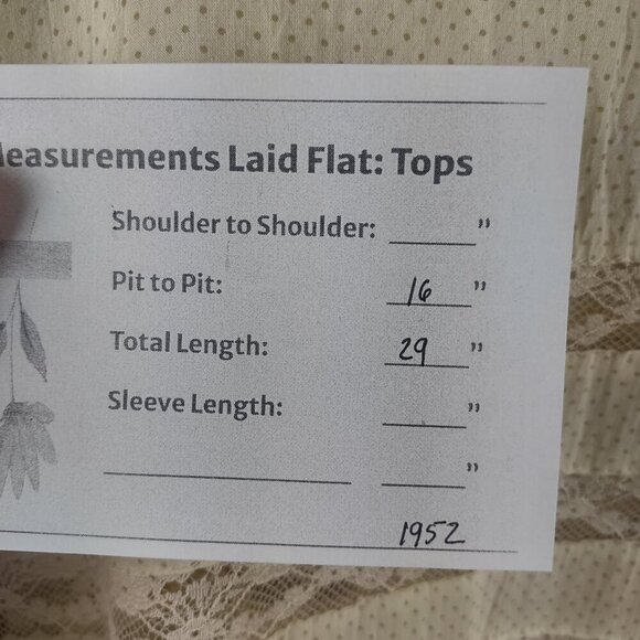 Free People Cream Polka Dot Tank Lace Size XS - Picture 7 of 7